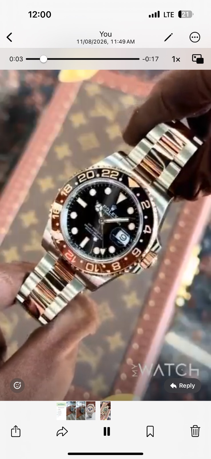 Rolex men watch