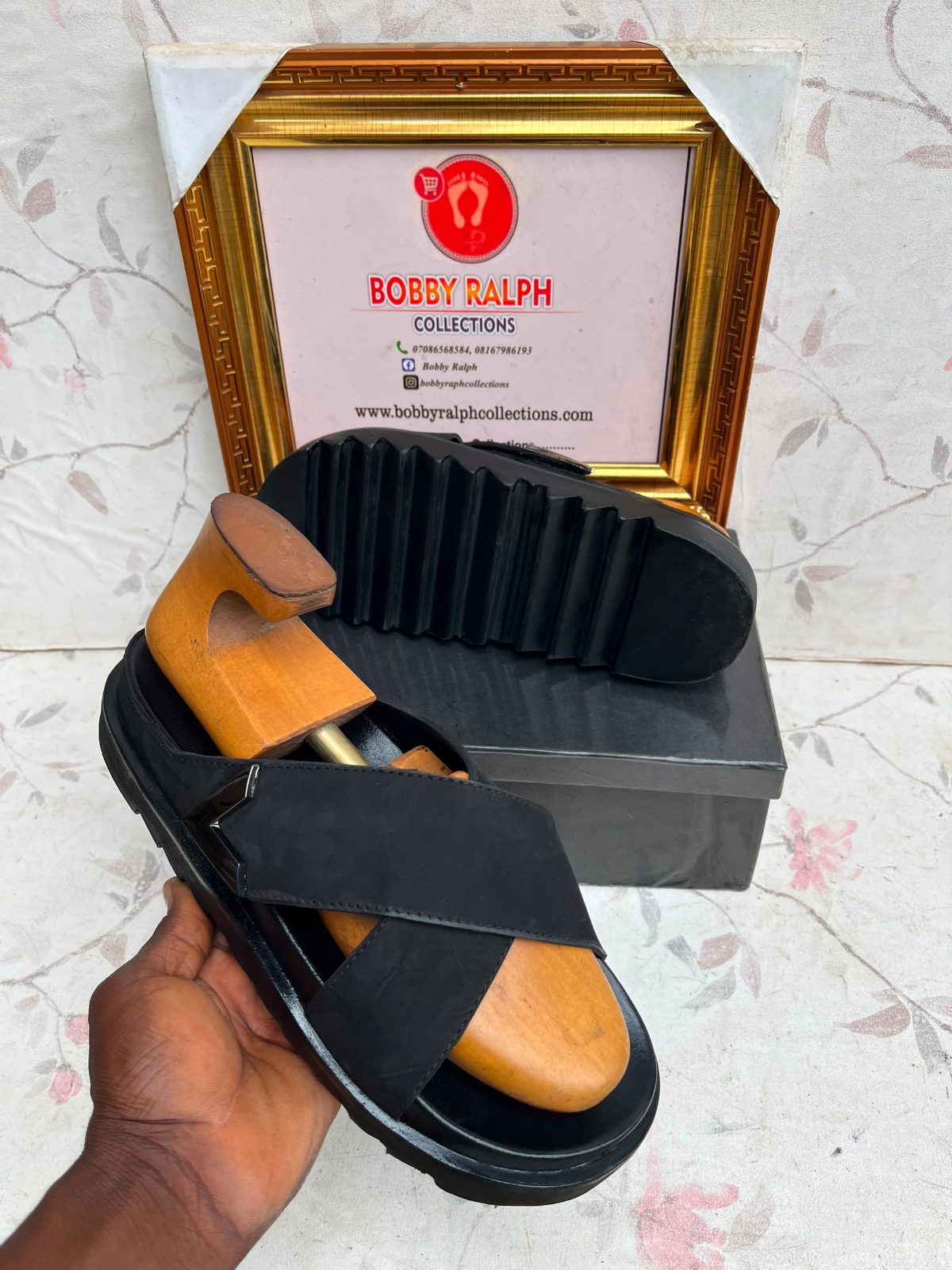 Cross double sole slippers