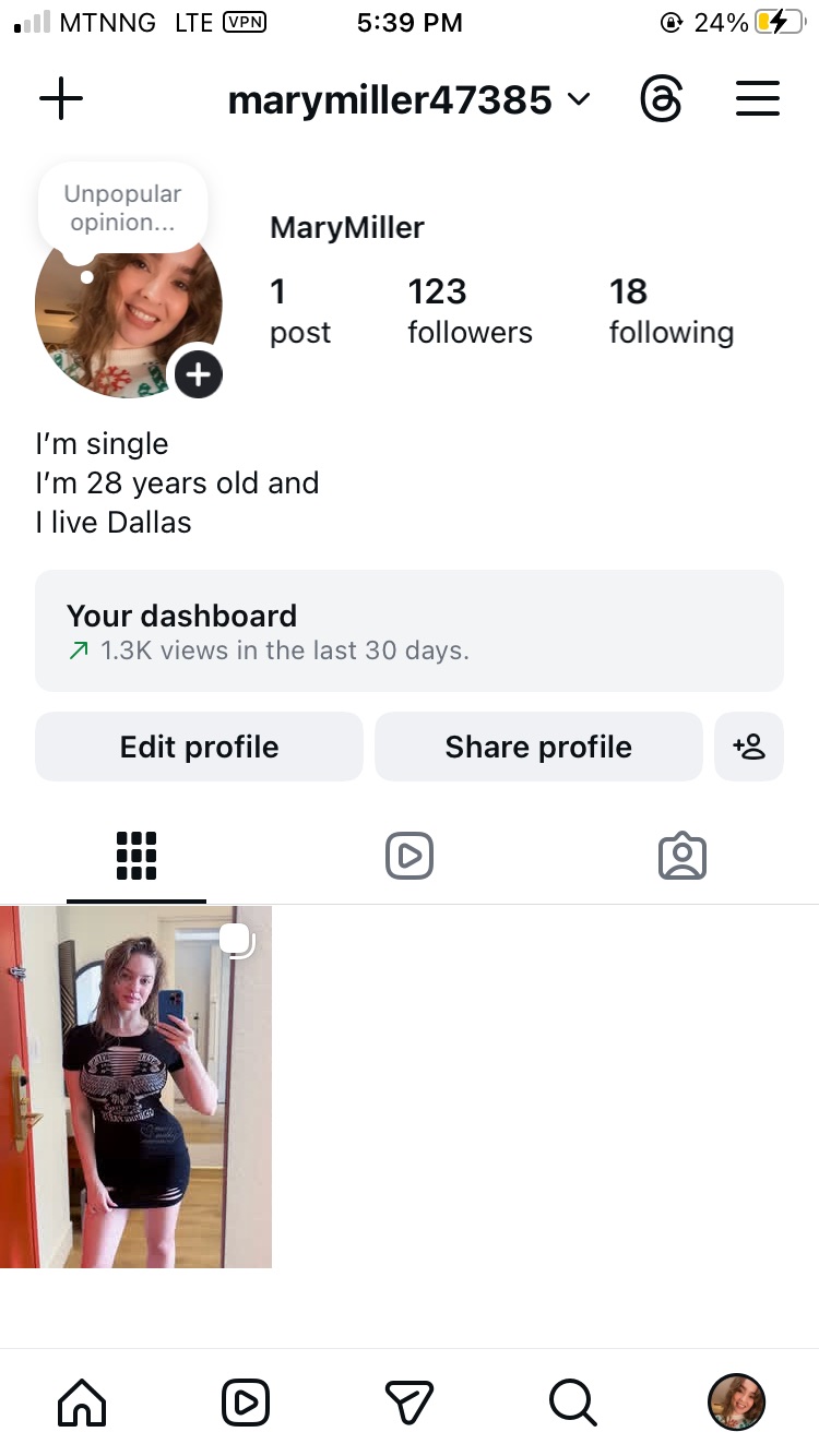 USA 🇺🇸 Instagram || 50- 100 followers