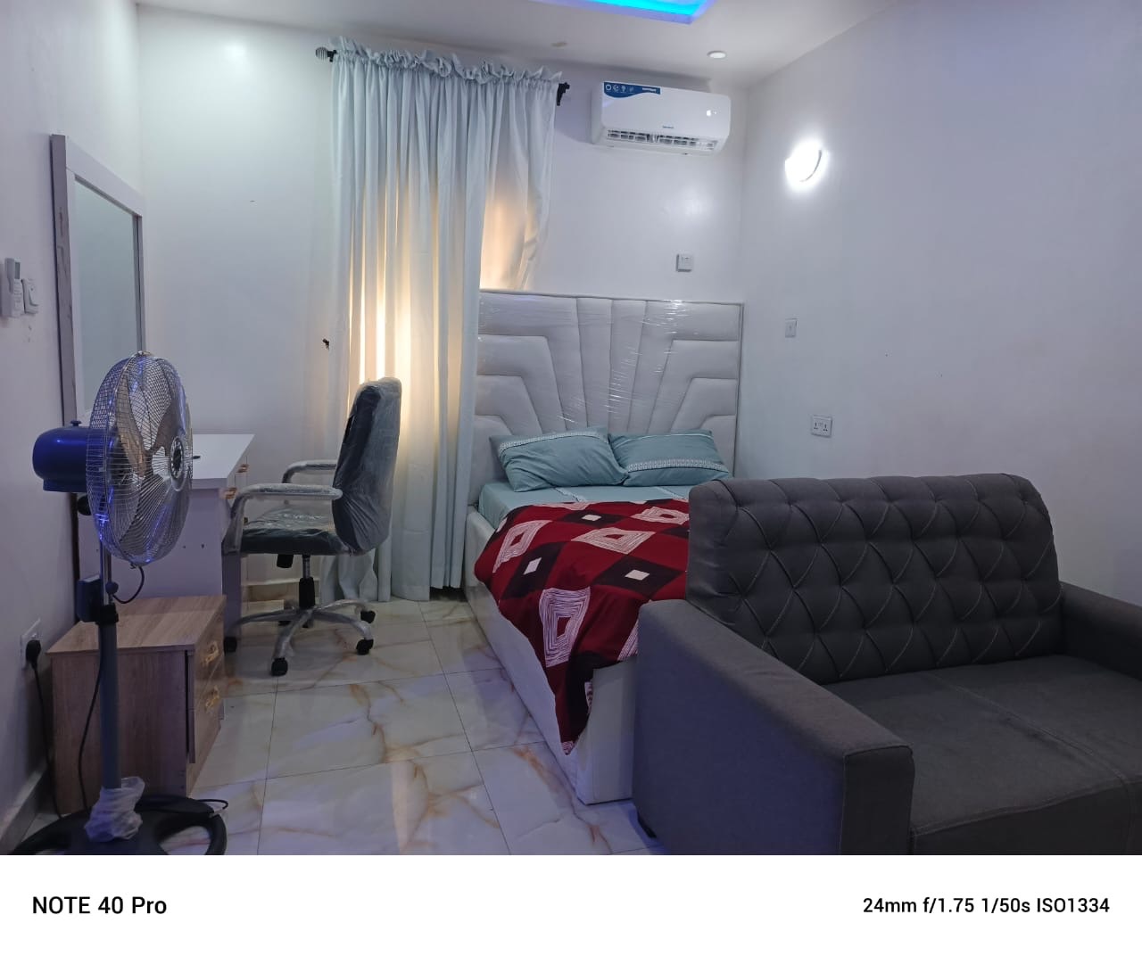 1 bedroom (rent per night)