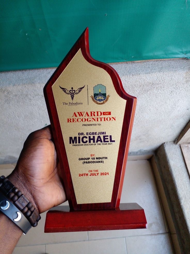 Award plaques
