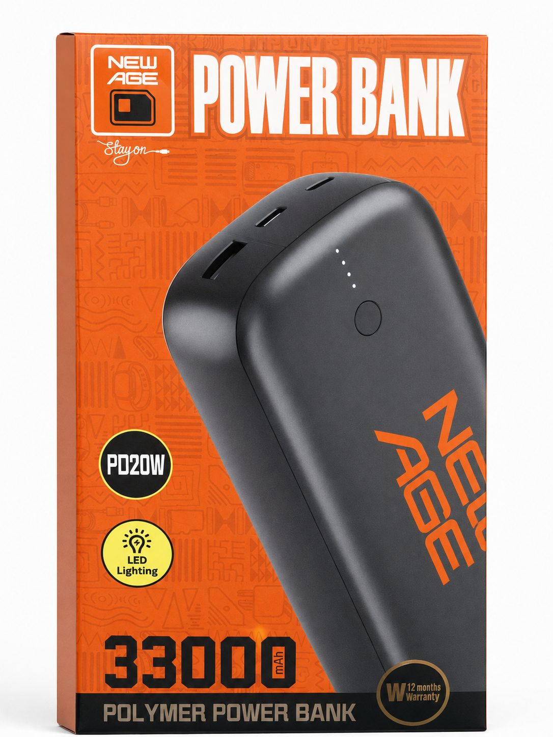 New Age Power Bank 33000mah