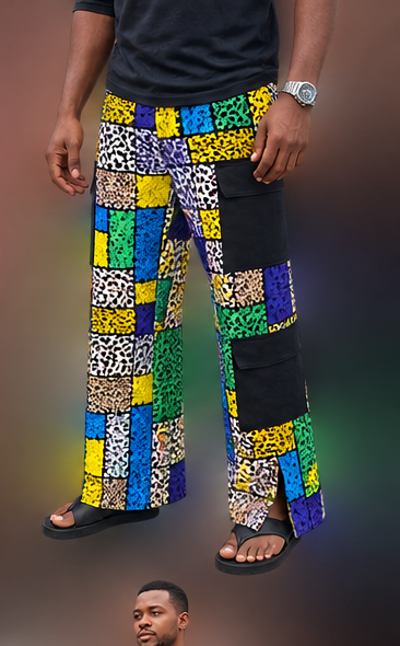Patch work on trouser