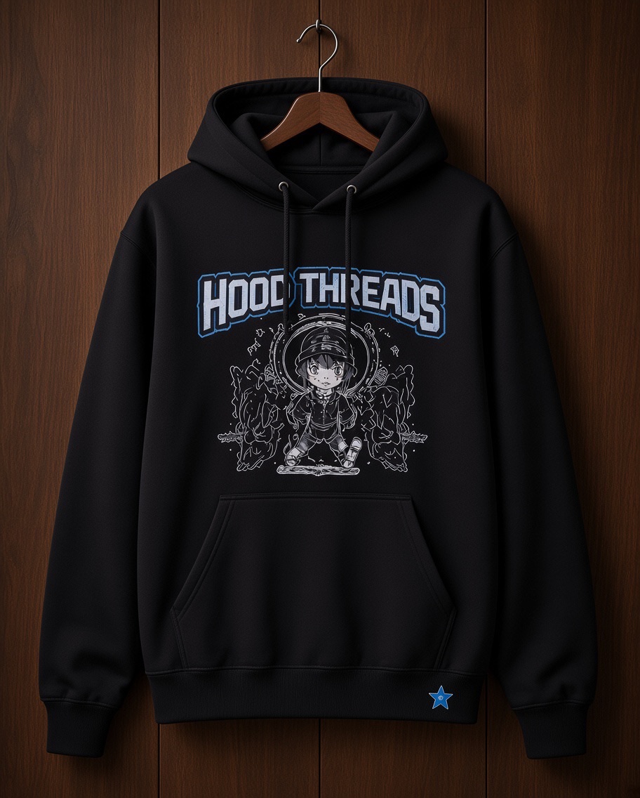 Hood Threads Anime Street Hoodie
