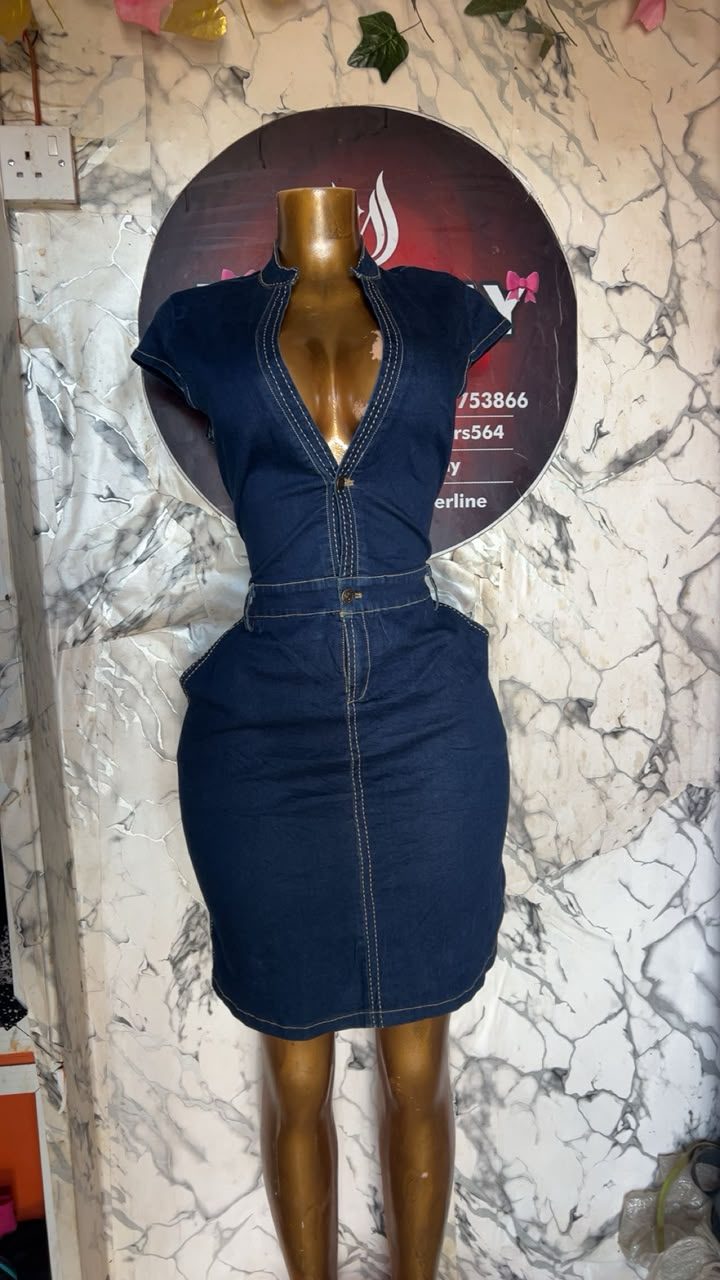 Denim dress