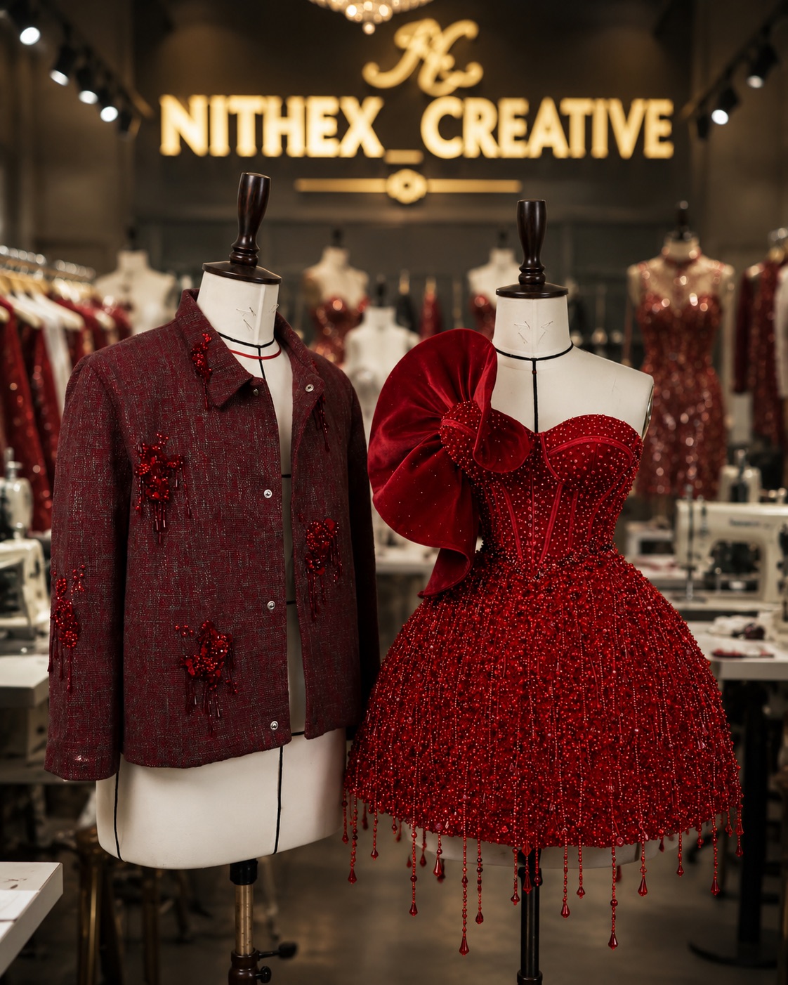 Luxury Couture Statement Piece