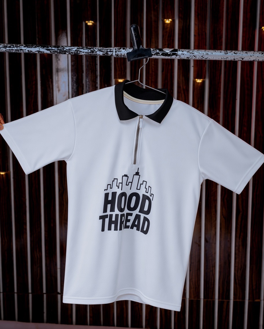 Hood Thread Stay Cool Oversized Polo – Cream Editi
