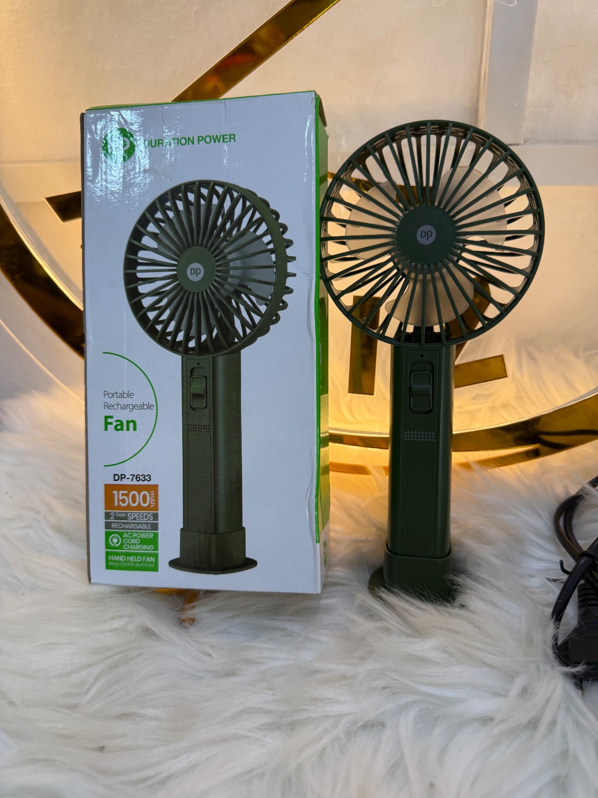 Lontor rechargeable hand fan