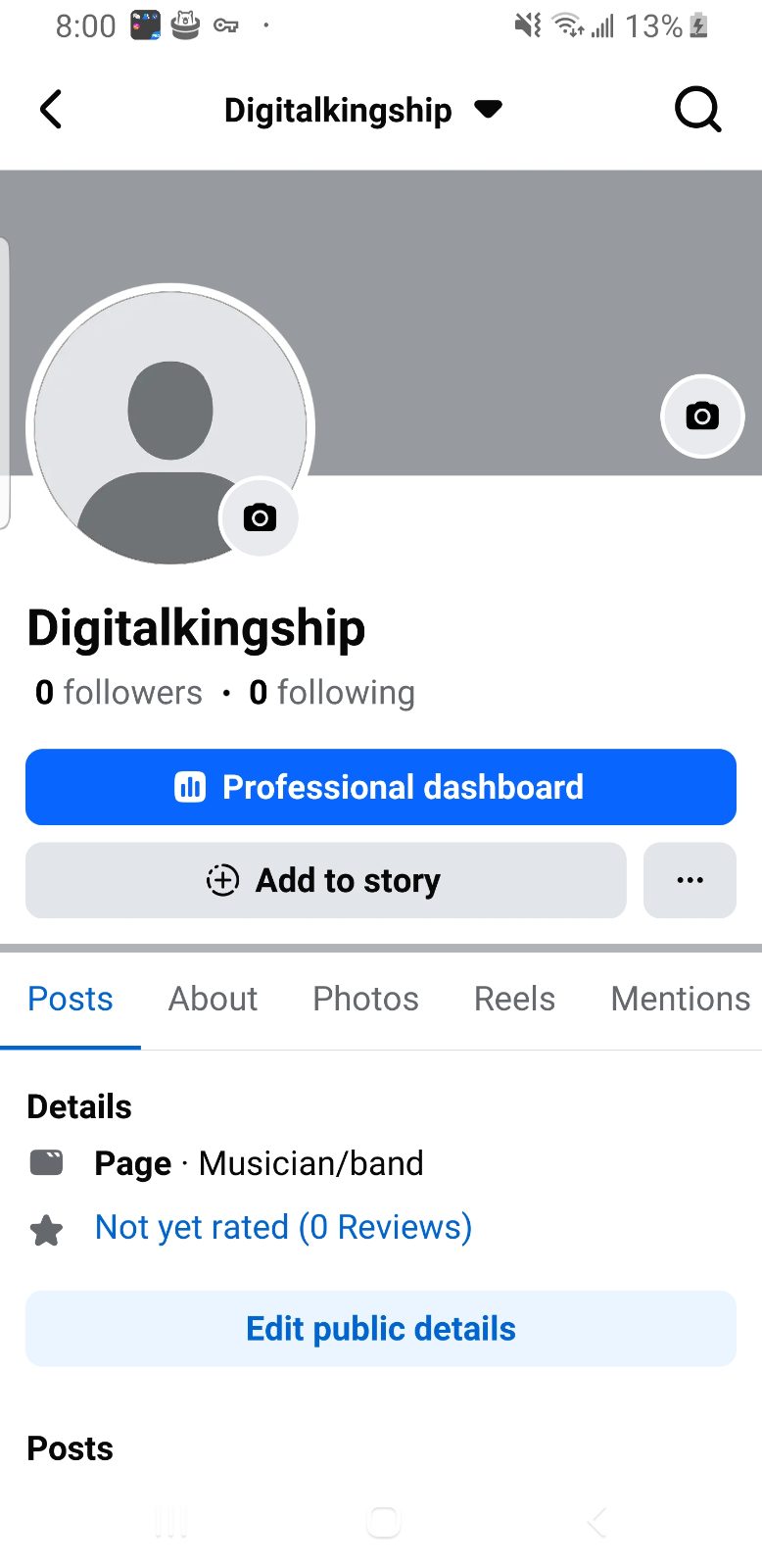 Facebook page