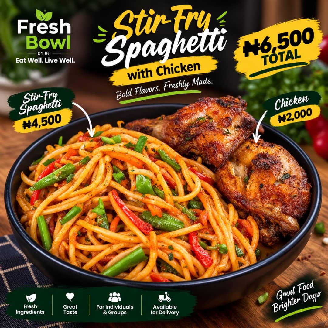 Stir-Fry Spaghetti with Chicken