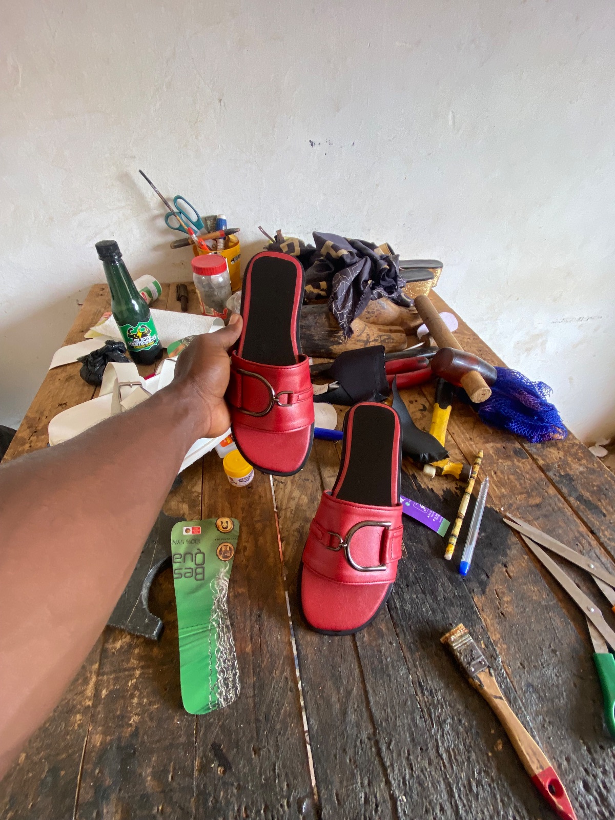 Female cover slippers