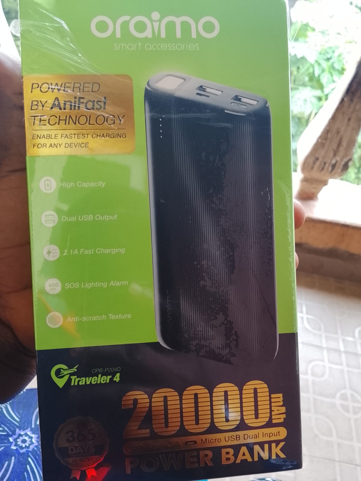 Oraimo  power bank 20000mAh