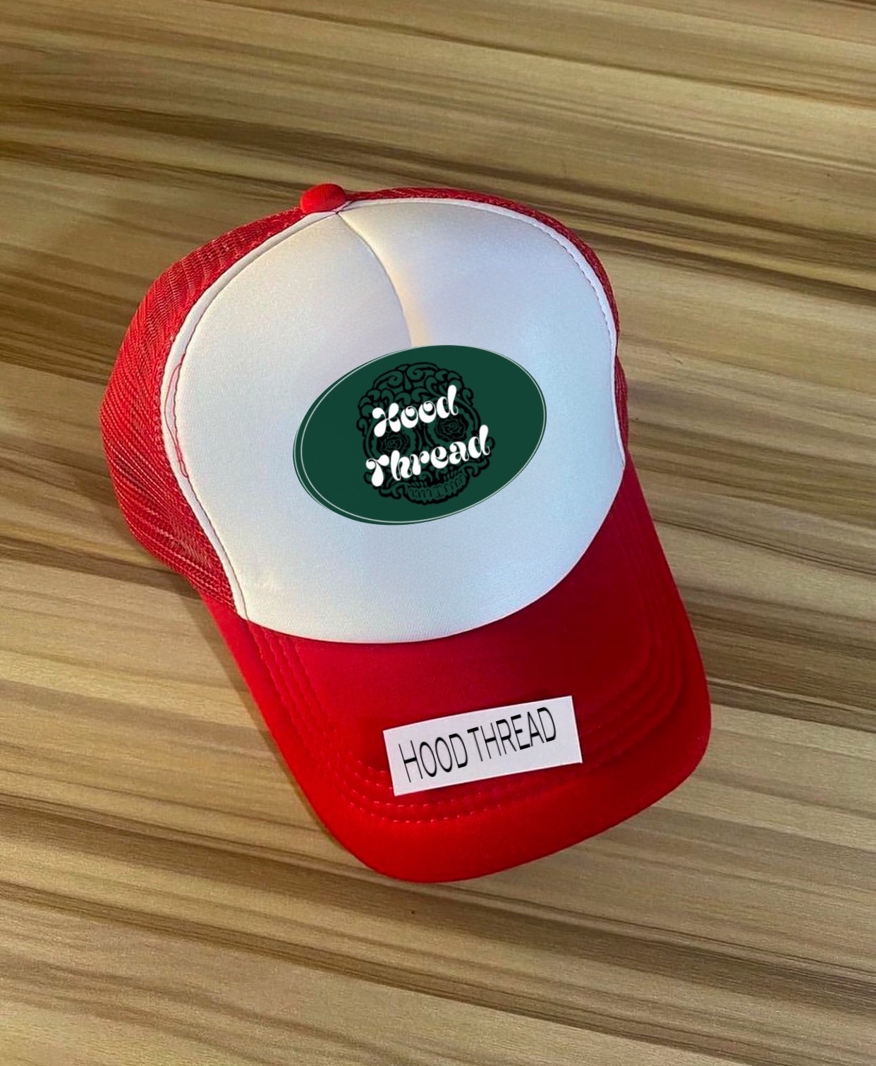 Hood Thread Premium Trucker Cap – Green & White