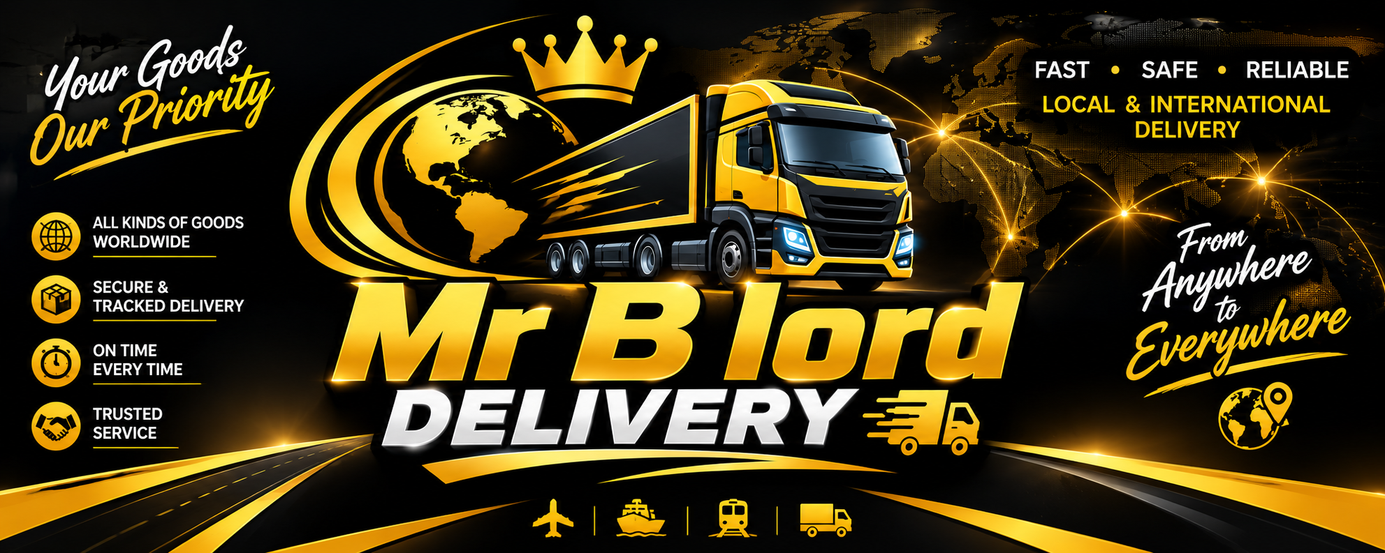MR B LORD delivery 🚚