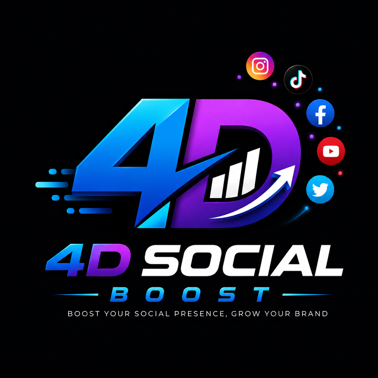 4D Social & boost